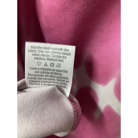 Danskin Now Womens Tank Top Pink Fitted Racerback Dri-More Size Medium - Picture 5 of 7